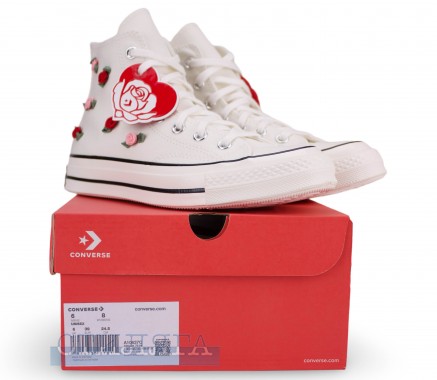 Converse Кеды Converse Chuck 70 Valentine's Day A10637C White - Картинка 6