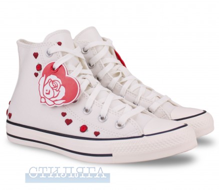 Converse Кеды Converse Chuck Taylor All Star Valentine's Day A13650C White - Картинка 1