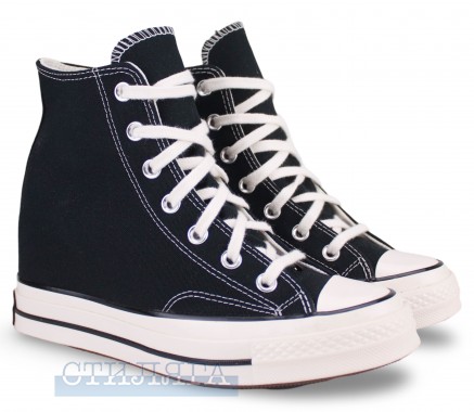 Converse Кеды Converse Chuck 70 Wedge A12563C Black - Картинка 1