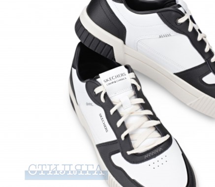 Skechers Кеды Skechers Jade - Strane 254043 WBK белые - Картинка 5