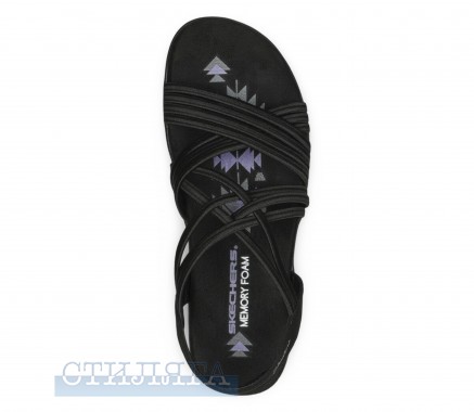 Skechers Босоніжки Skechers Reggae Slim - Sunnyside 163185 BBK чорні - Картинка 4