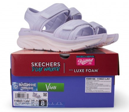 Skechers Сандалии Skechers D'Lux Walker - Adored Days 119823 LAV лавандовые - Картинка 6
