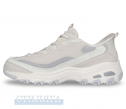 Skechers Кроссовки Skechers Slip-ins: D'Lites - Smooth Nostalgia 150537 NTGY бежевые - Картинка 2