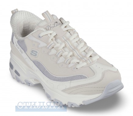 Skechers Кроссовки Skechers Slip-ins: D'Lites - Smooth Nostalgia 150537 NTGY бежевые - Картинка 3