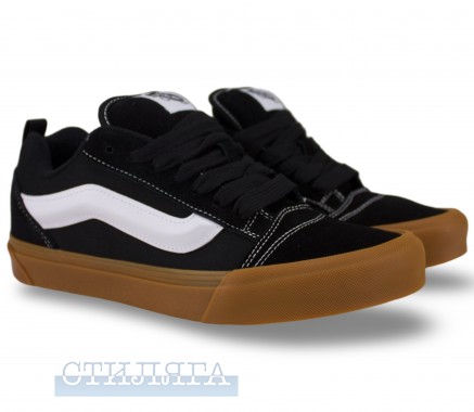 Vans Кеди Vans Knu Skool VN0009QCB9M1 Black/Gum - Картинка 1