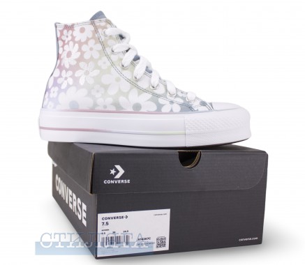 Converse Кеды Converse Chuck Taylor All Star Lift Gradient Flowers A14267C Grey - Картинка 6