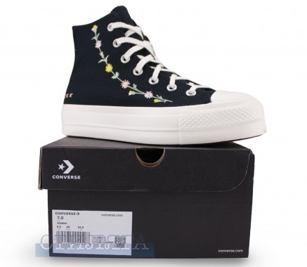 Converse Кеды Converse Chuck Taylor All Star Lift Hi Floral A15007C Black - Картинка 6