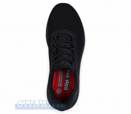 Skechers Кроссовки Skechers Slip-ins Work: Squad Chaos SR – Jasul 108194 BLK черные - Картинка 3