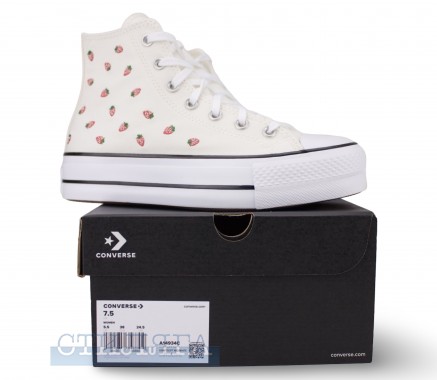Converse Кеды Converse Chuck Taylor All Star Lift HI Strawberries A14934C Beige - Картинка 6