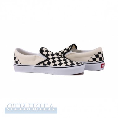 Vans Сліпони Vans Checkerboard Classic Slip-on VN000EYEBWW1 (vx85) White/black - Картинка 2