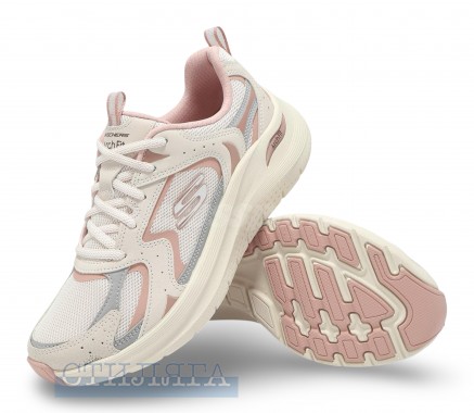 Skechers Кроссовки Skechers Arch Fit 2.0 - Vintage Luxe 150332 PNK розовые - Картинка 3
