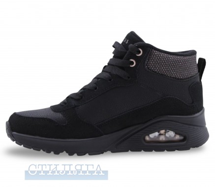 Skechers Ботинки Skechers UNO - Stacre Shine 177181 BBK чёрные - Картинка 3