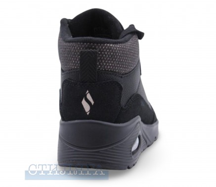 Skechers Ботинки Skechers UNO - Stacre Shine 177181 BBK чёрные - Картинка 6