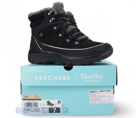 Skechers Ботинки зимние Skechers Relaxed Fit: Easy Going - Winter Road 2 188013 BLK чёрные - Картинка 6