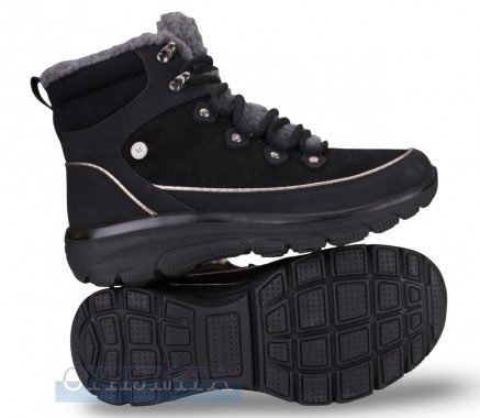 Skechers Ботинки зимние Skechers Relaxed Fit: Easy Going - Winter Road 2 188013 BLK чёрные - Картинка 9