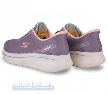 Skechers Кроссовки Skechers Slip-ins: GO WALK Arch Fit N-Joy 125840 MVE фиолетовые - Картинка 3