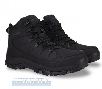 Skechers Ботинки Skechers Relaxed Fit: Relment - Daggett 204642 BBK чёрные - Картинка 1