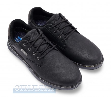 Skechers Туфли Skechers Relaxed Fit: Garlan - Pryor 205234 BLK чёрные - Картинка 6