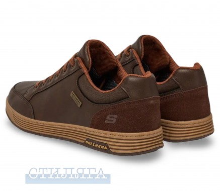Skechers Кеди низькі Skechers Cavell – Sparkman 210944 CHOC коричневі - Картинка 3