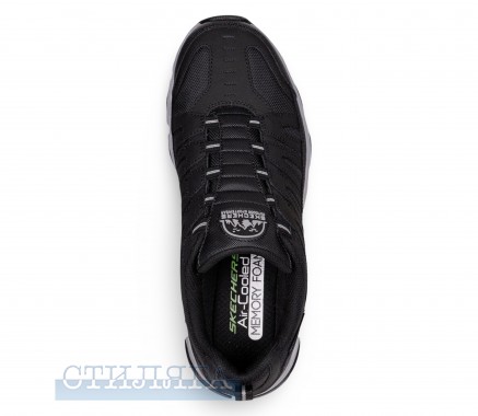 Skechers Кросівки Skechers Relaxed Fit: Crossbar – Cedar 237345 BKGY чорні - Картинка 3