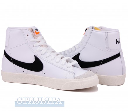Nike Кроссовки nike w blazer mid 77 vintage cz1055-100 white кожа - Картинка 2