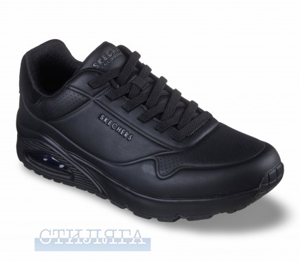 Skechers Кроссовки Skechers Uno - Tailored Air 183007 BBK чёрные - Картинка 4