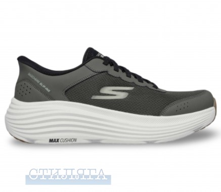 Skechers Кросівки Skechers Slip-ins: Max Cushioning Endeavour 220610 OLBK оливкові - Картинка 1