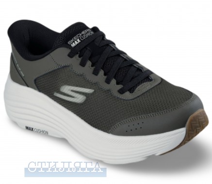 Skechers Кросівки Skechers Slip-ins: Max Cushioning Endeavour 220610 OLBK оливкові - Картинка 2