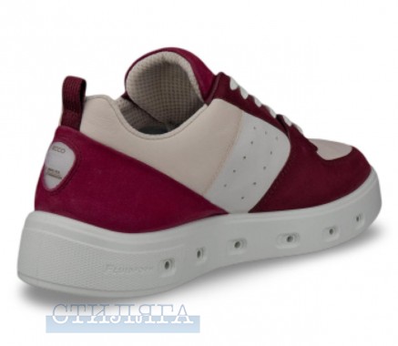 Ecco Кеды низкие ECCO Street 720 20971361443 бордовые - Картинка 3