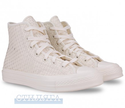 Converse Кеди Converse Chuck 70 Woven Leather A16402C бежеві - Картинка 1