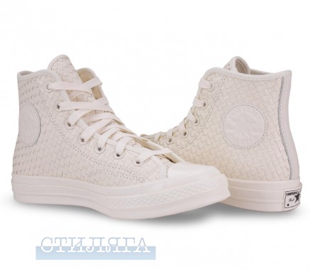 Converse Кеди Converse Chuck 70 Woven Leather A16402C бежеві - Картинка 2