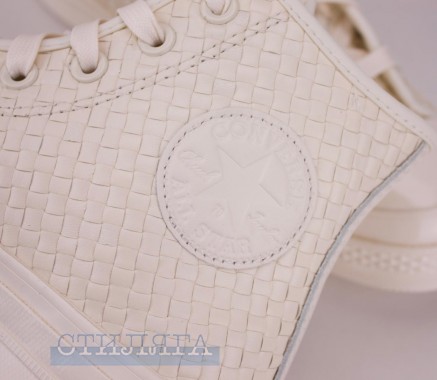 Converse Кеди Converse Chuck 70 Woven Leather A16402C бежеві - Картинка 9