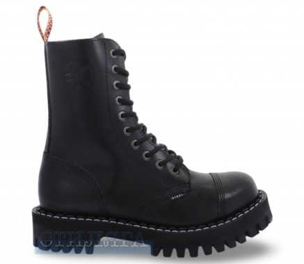 Steel Ботинки Steel на 10 люверсів 105-106/OM/B (MONSTER) Black - Картинка 1