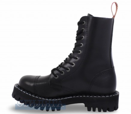 Steel Ботинки Steel на 10 люверсів 105-106/OM/B (MONSTER) Black - Картинка 3