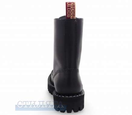 Steel Ботинки Steel на 10 люверсів 105-106/OM/B (MONSTER) Black - Картинка 4