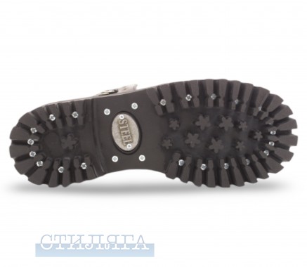 Steel Ботинки Steel на 10 люверсів 105-106/OM/B (MONSTER) Black - Картинка 6