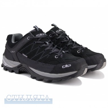 Cmp Кросівки CMP Rigel Low Trekking Shoes Wp 3Q13247-73UC Black  - Картинка 1