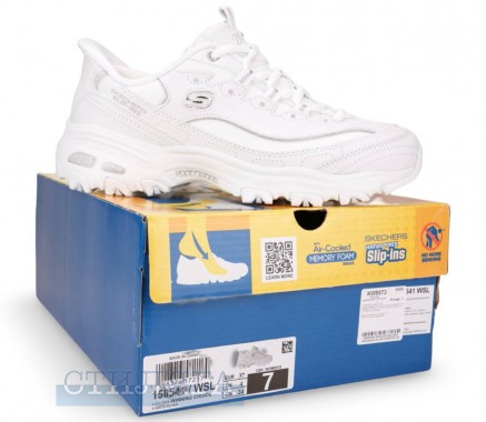 Skechers Кроссовки Skechers Slip-ins: D'Lites – Winning Choice 150541 WSL белые - Картинка 7