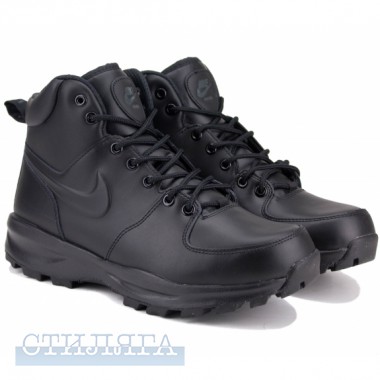 Nike Ботинки nike manoa leather 454350-003 42(8,5)(р) black/black кожа - Картинка 1