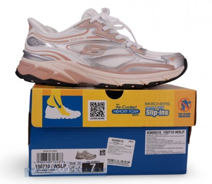 Skechers Кросівки Skechers Slip-Ins: Stamina Sport 150710 WSLP білі - Картинка 7