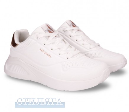Skechers Кросівки Skechers UNO Lite - Shimmer Along 177291 WHT білі - Картинка 1