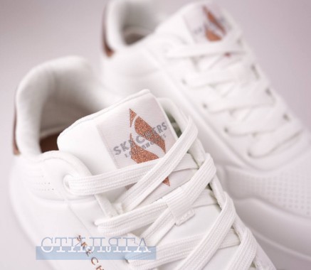Skechers Кросівки Skechers UNO Lite - Shimmer Along 177291 WHT білі - Картинка 7