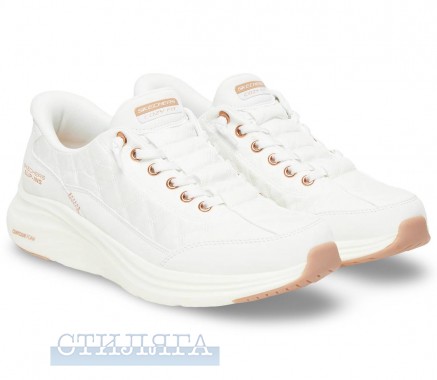 Skechers Кроссовки Skechers Slip-ins: Contour Foam – Cozy Fit 150413 WTRG белые - Картинка 2