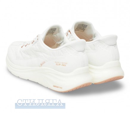 Skechers Кроссовки Skechers Slip-ins: Contour Foam – Cozy Fit 150413 WTRG белые - Картинка 4