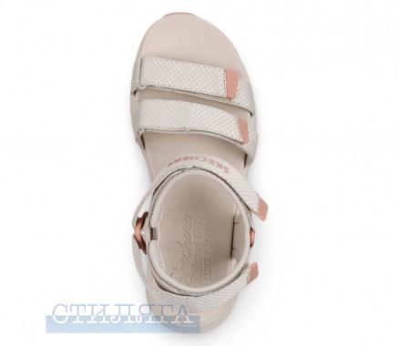 Skechers Босоножки Skechers Sport D'Lux Walker 119826 TPE бежевые - Картинка 3
