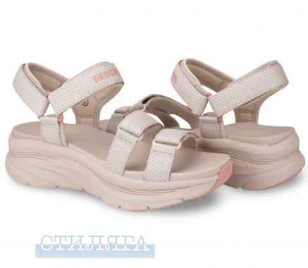 Skechers Босоножки Skechers Sport D'Lux Walker 119826 TPE бежевые - Картинка 2