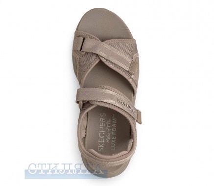 Skechers Босоножки Skechers Sport Comfort D'Lux Walker 163585 TPE бежевые - Картинка 3