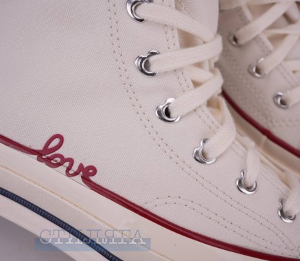 Converse Кеди Converse Chuck 70 HI Valentine's Day A19060C білі - Картинка 9