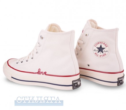 Converse Кеди Converse Chuck 70 HI Valentine's Day A19060C білі - Картинка 5