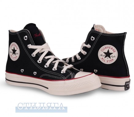 Converse Кеды Converse Chuck 70 HI Valentine's Day A19061C чёрные - Картинка 2